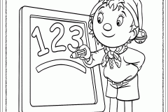 Páginas de Noddy para imprimir para niños