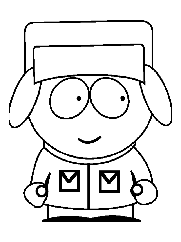 Dibujo para colorear de Kyle Broflovski