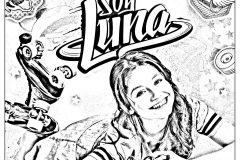 Páginas de Soy Luna para imprimir para niños