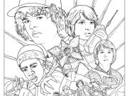 Páginas de Stranger Things para imprimir para niños