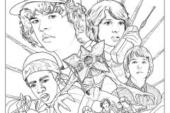 Páginas de Stranger Things para imprimir para niños