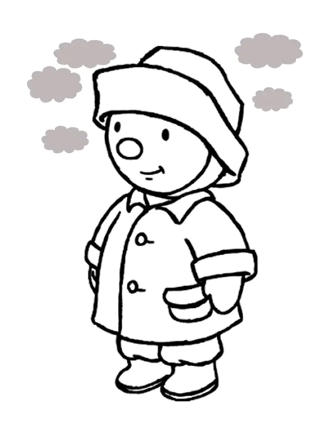 Dibujos para colorear gratis de T'choupi (Tchoupi)