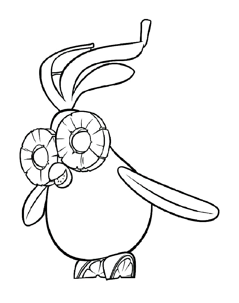 Dibujos para colorear de Tormenta de albóndigas gigantes para imprimir (Temperatura gigante de la dumplina)