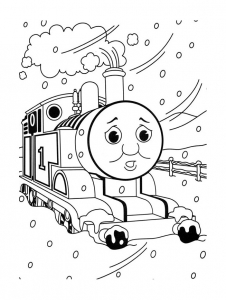 Thomas y sus amigos páginas para colorear para niños