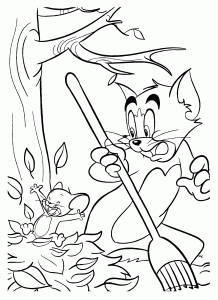 Dibujos para colorear de Tom y Jerry gratis