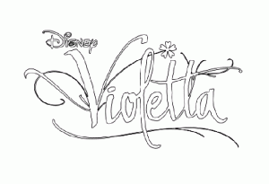 Dibujos para colorear gratis de Violetta para descargar