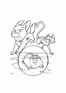 Coloriage de Voltio à imprimer