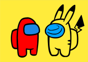 Werk von Anonym nach Personaje entre nosotros y Pikachu el famoso Pokemon