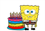 匿名 根据《Es el cumpleaños de Bob Esponja》创作