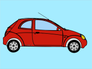 Colorear Coches gratis para colorear をぬった 匿名 さんの作品