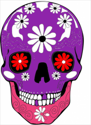 Creation by Anonymous from Increíble calavera del Día de los Muertos para colorear
