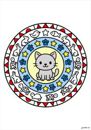 Werk von Anonym nach Mandala de los Amigos Animales