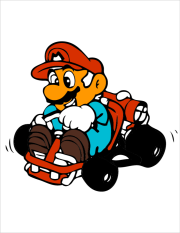 Werk von Anonym nach Páginas para colorear de Mario Kart para niños