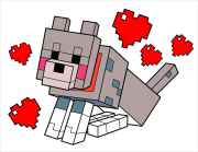 Dibujos para colorear gratis de Minecraft をぬった 匿名 さんの作品