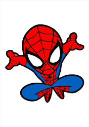 Werk von Anonym nach El salto de Spider-Man (Chibi)