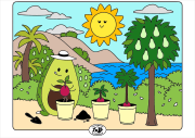 Núcleos de plantación Aguacate ... de Aguacate をぬった 匿名 さんの作品