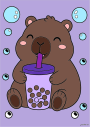 Création de Anonyme d'après Capuchino de burbujas