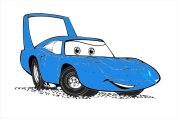 Werk von Anonym nach Dibujos para colorear de Cars gratis