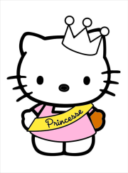 Creation by Anonymous from Dibujo de Hello Kitty para descargar y colorear