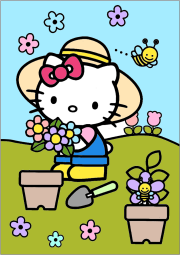 匿名 根据《Hola gatito jardinero》创作