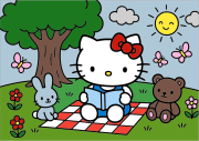 匿名 根据《Hola kitty y sus amigos bajo el árbol》创作