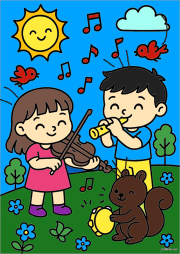 匿名 根据《Concierto campestre de los niños》创作