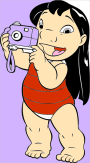 Werk von Anonym nach Páginas para colorear gratis de Lilo y Stitch