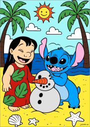 Creation by Anonymous from Muñeco de nieve al sol