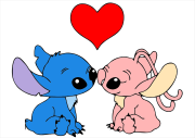 Puntada y Ángel con un gran corazón をぬった 匿名 さんの作品
