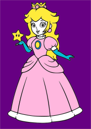 匿名 根据《Princesa Peach con una estrella》创作