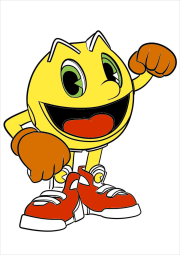 Coloreado simple de Pacman をぬった 匿名 さんの作品