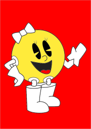 Création de Anonyme d'après Pac Man fille