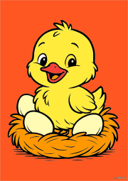 匿名 根据《Dibujos para colorear para niños de pollo》创作