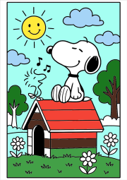 Werk von Anonym nach en su caseta con su amigo Woodstock