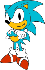 Werk von Anonym nach Fácil coloración de Sonic