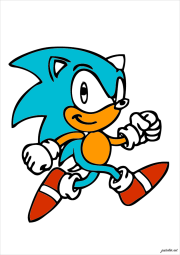 匿名 根据《Dibujo simple de Sonic》创作