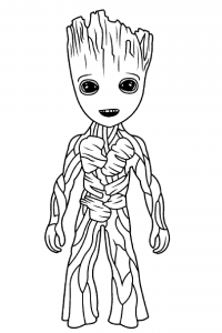 Dibujos para colorear : Groot