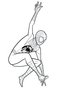 Dibujos para colorear : Miles Morales