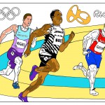 Páginas de Esporte / Olimpíadas para colorir