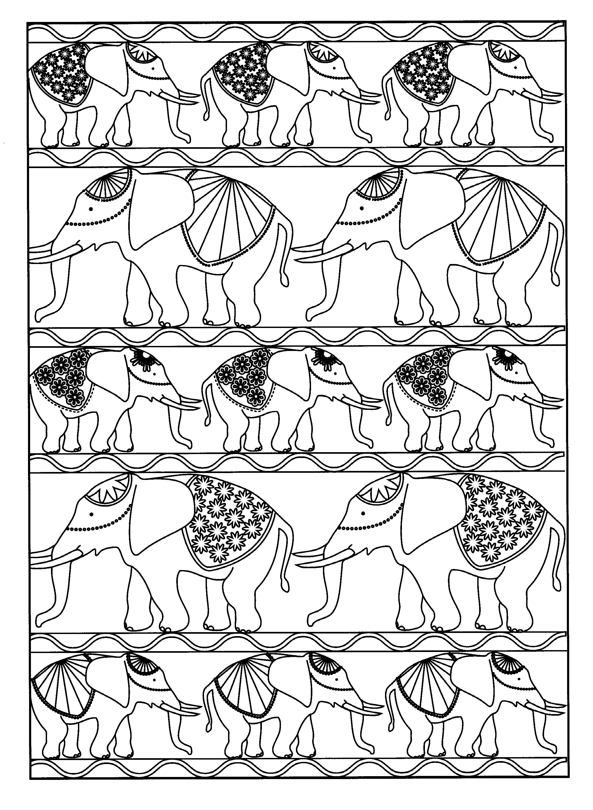 Desenhos incríveis para colorir para crianças de Animais