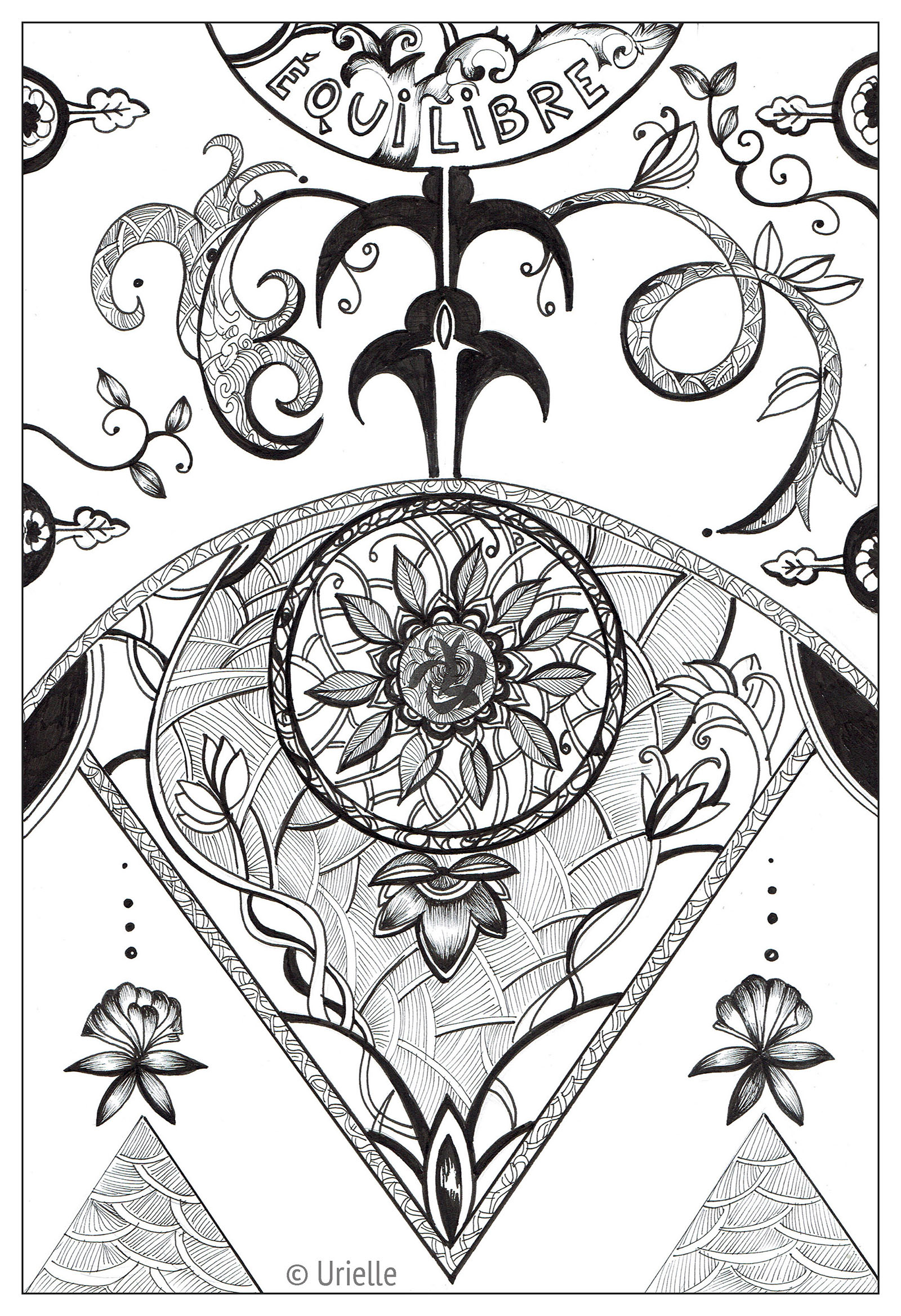 Desenhos para colorir para crianças de Anti-Stress / Zen para imprimir Desenhos para colorir para crianças de Anti-Stress / Zen para imprimir