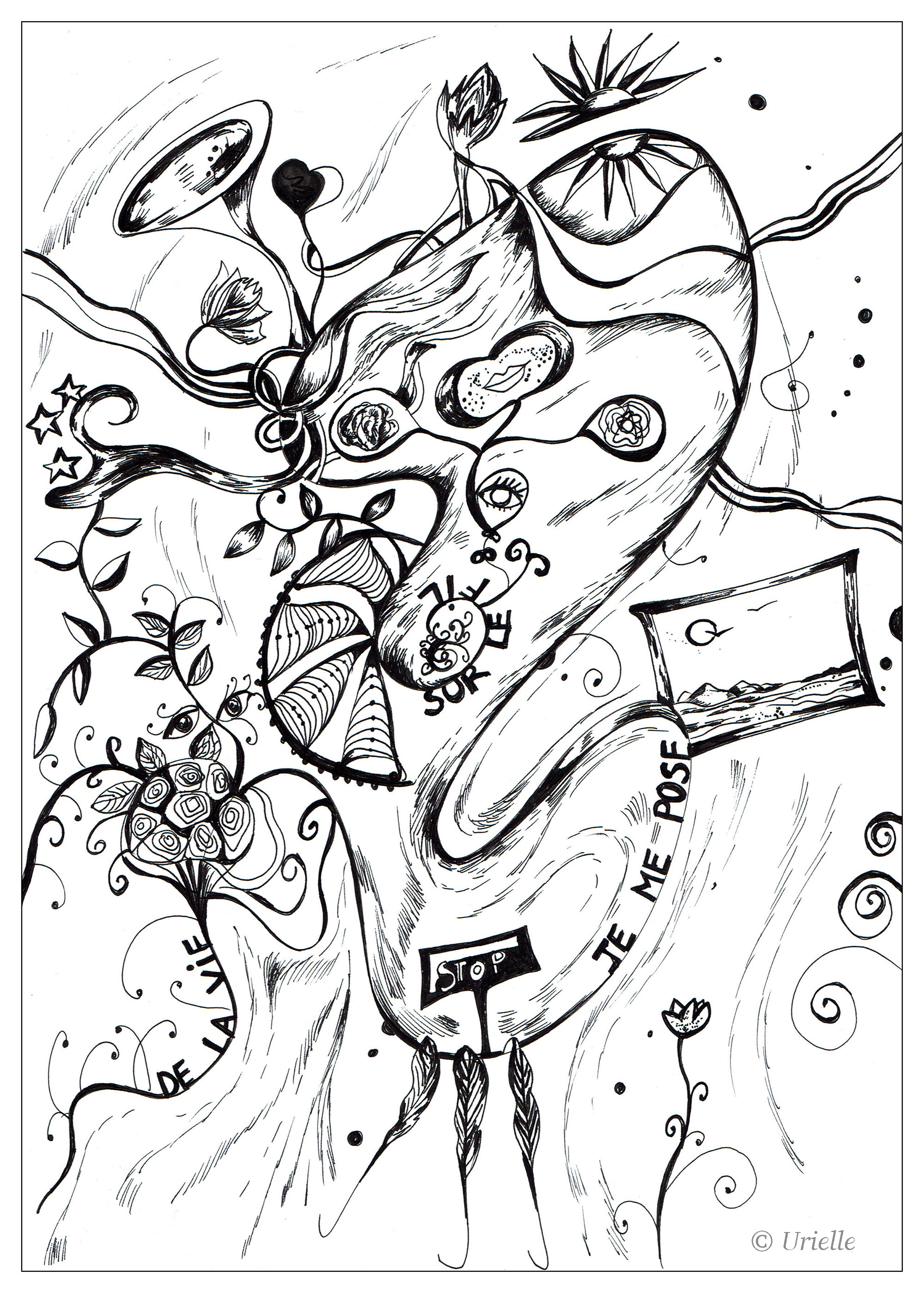Desenhos para colorir de Anti-Stress / Zen para baixar