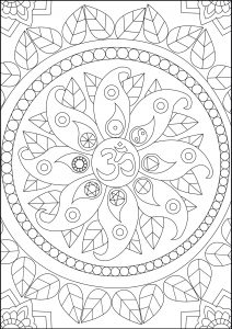 Desenhos simples para crianças para colorir de Anti Stress / Zen
