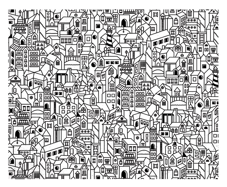 Desenhos fáceis gratuitos para colorir de Arquitetura e casa Desenhos fáceis gratuitos para colorir de Arquitetura e casa