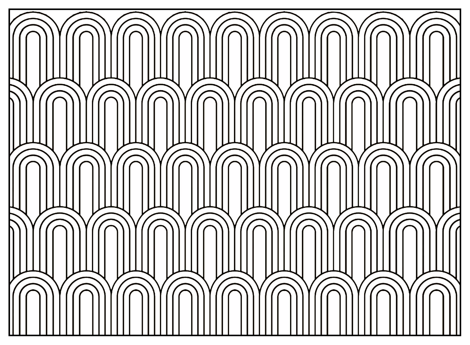 Desenhos grátis para colorir de Art Deco para baixar Desenhos grátis para colorir de Art Deco para baixar