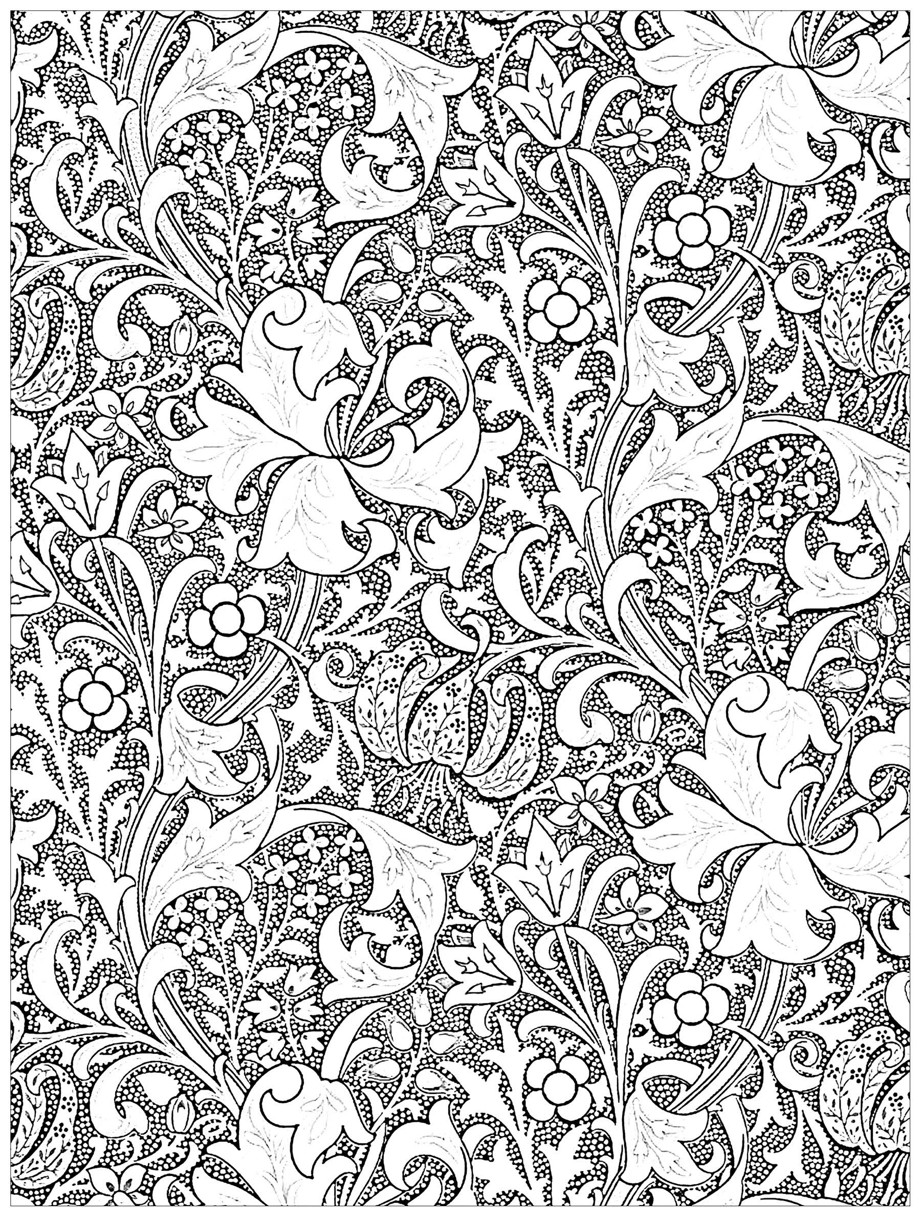 Desenhos simples para colorir gratuitos para crianças de Art nouveau Desenhos simples para colorir gratuitos para crianças de Art nouveau