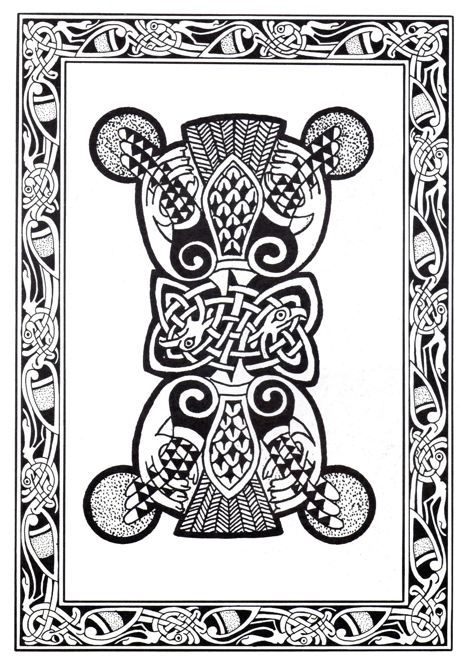 Desenhos grátis para colorir de Arte celta para imprimir e colorir Desenhos grátis para colorir de Arte celta para imprimir e colorir