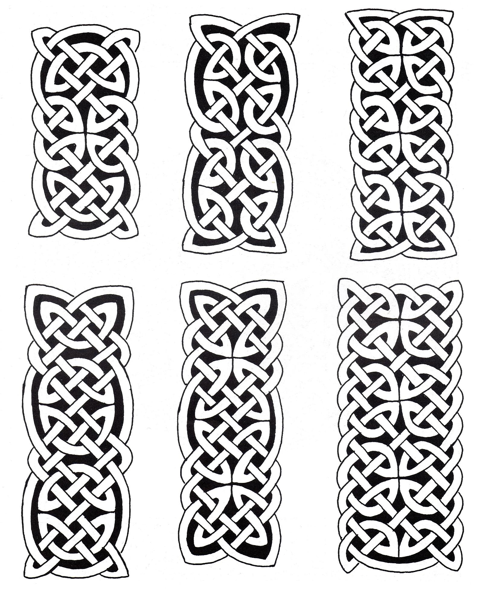 Desenhos grátis para colorir de Arte celta para baixar