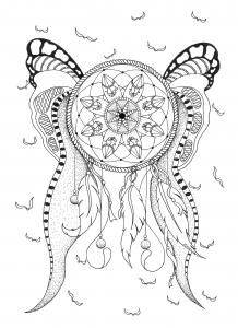 Desenhos para colorir de Dreamcatchers para baixar