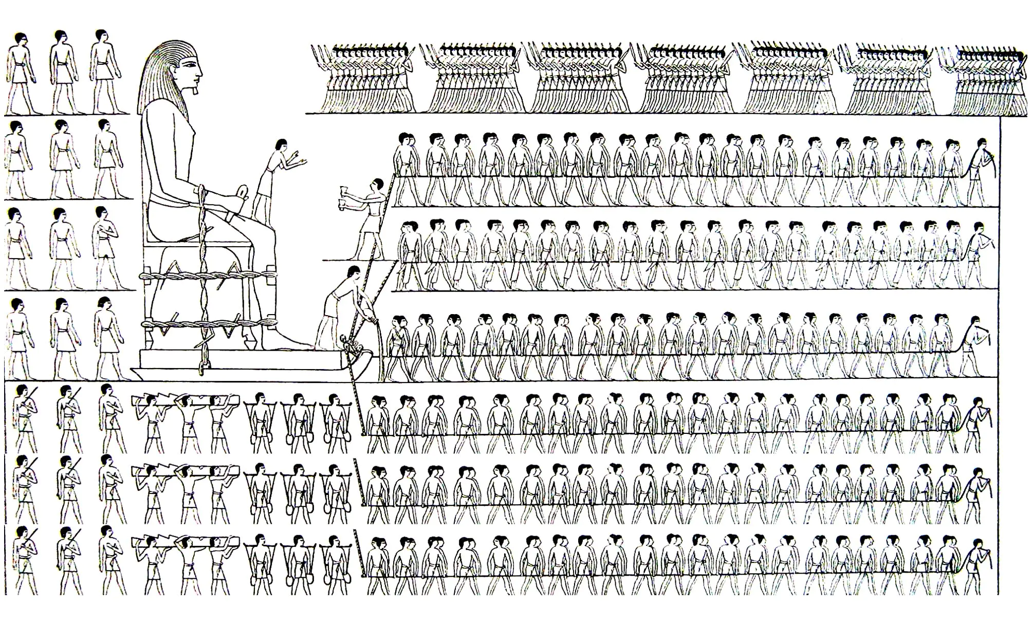 Desenhos para colorir de Egito e hieróglifos para imprimir e colorir